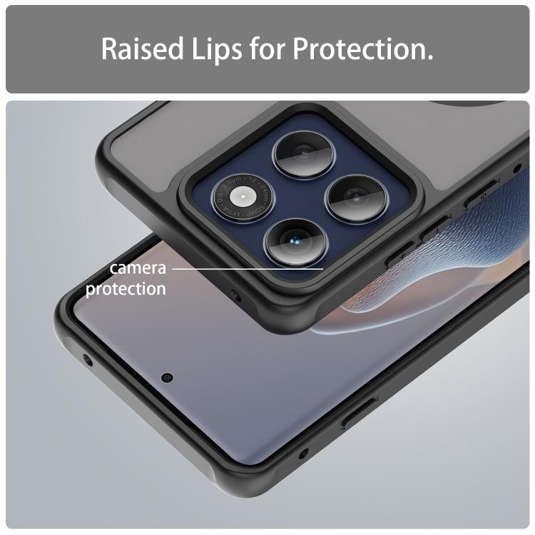 For Motorola Edge 60s Pro 5G Fan Dun Series TPU Hybrid PC Frosted Magsafe Phone Case