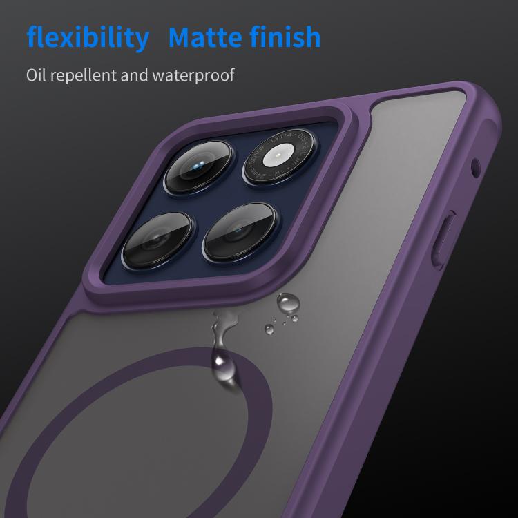 For Motorola Edge 60s Pro 5G Fan Dun Series TPU Hybrid PC Frosted Magsafe Phone Case