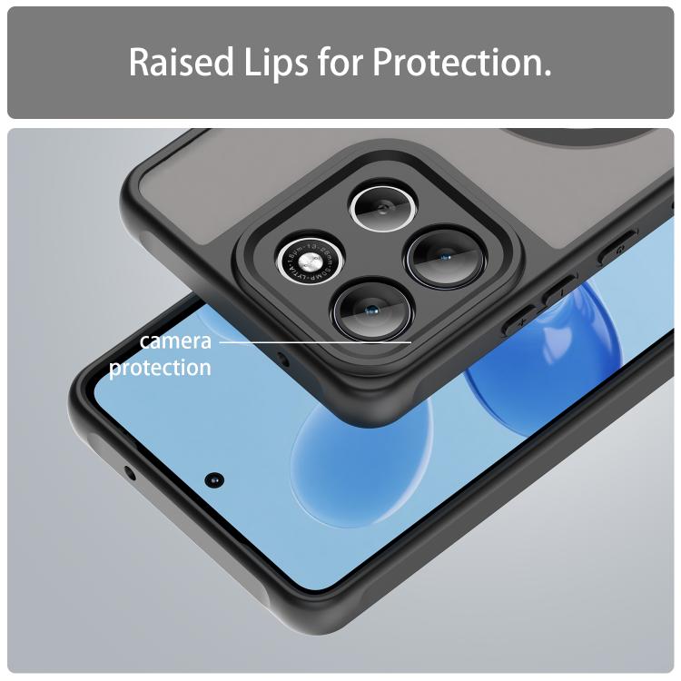 For Motorola Moto G86 5G Fan Dun Series TPU Hybrid PC Frosted Magsafe Phone Case