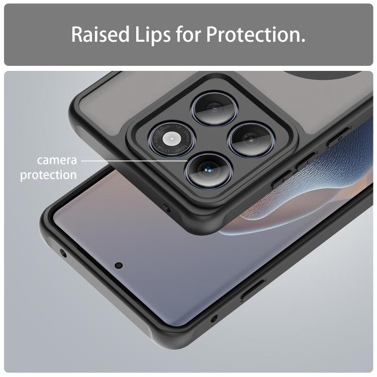 For Motorola Edge 5G 2025 Fan Dun Series TPU Hybrid PC Frosted Magsafe Phone Case