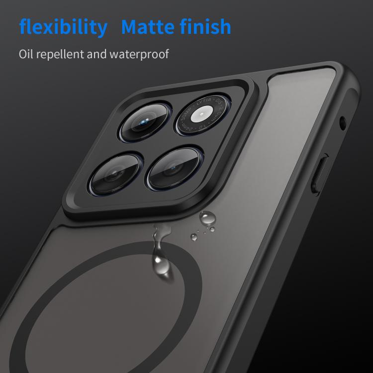 For Motorola Edge 5G 2025 Fan Dun Series TPU Hybrid PC Frosted Magsafe Phone Case