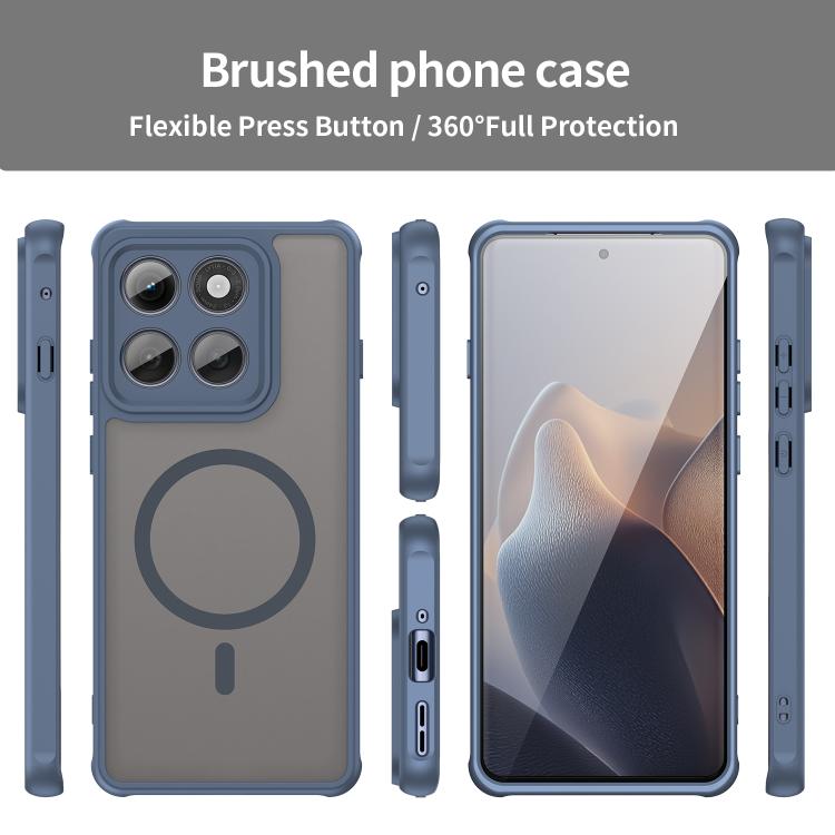 For Motorola Edge 5G 2025 Fan Dun Series TPU Hybrid PC Frosted Magsafe Phone Case