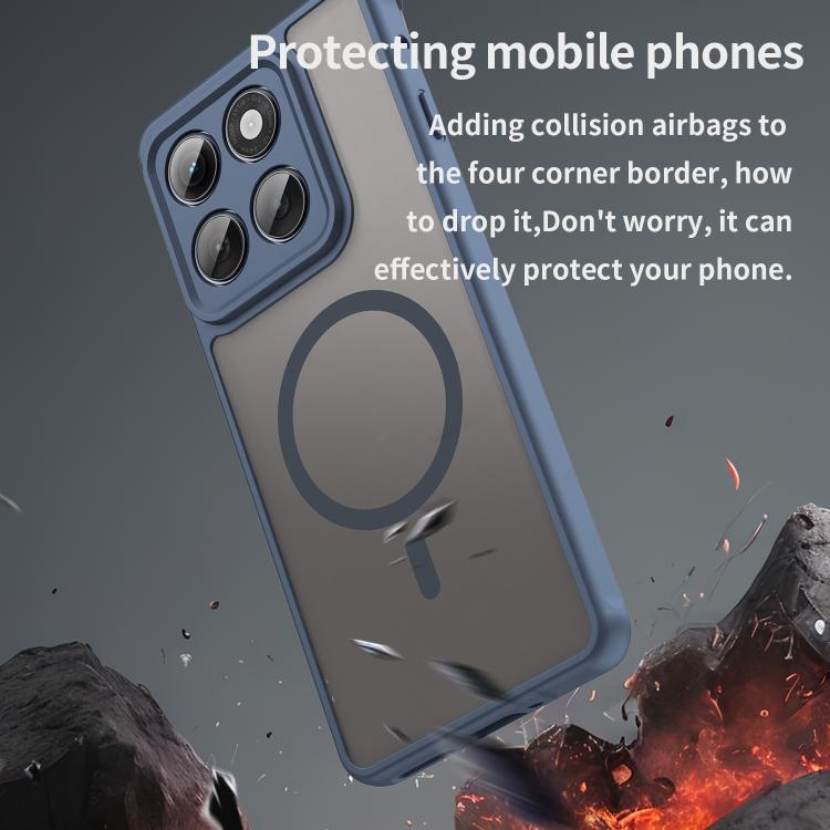 For Motorola Edge 5G 2025 Fan Dun Series TPU Hybrid PC Frosted Magsafe Phone Case