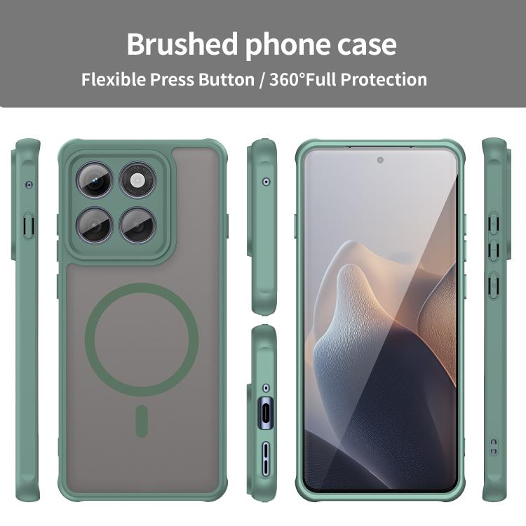 For Motorola Edge 5G 2025 Fan Dun Series TPU Hybrid PC Frosted Magsafe Phone Case