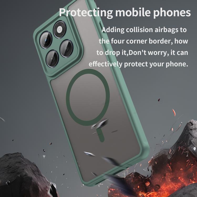 For Motorola Edge 5G 2025 Fan Dun Series TPU Hybrid PC Frosted Magsafe Phone Case