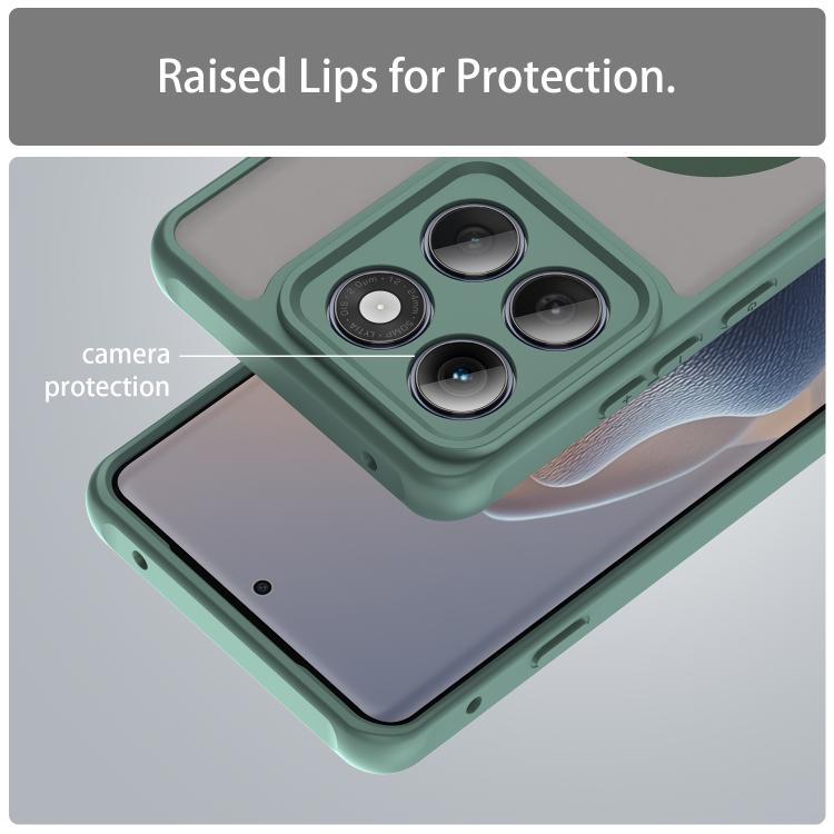 For Motorola Edge 5G 2025 Fan Dun Series TPU Hybrid PC Frosted Magsafe Phone Case