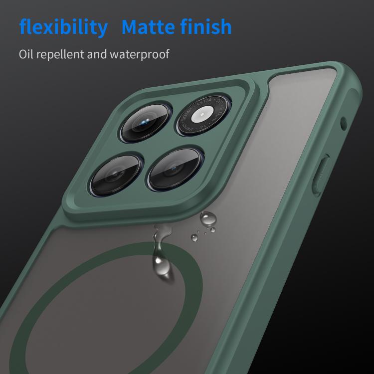 For Motorola Edge 5G 2025 Fan Dun Series TPU Hybrid PC Frosted Magsafe Phone Case