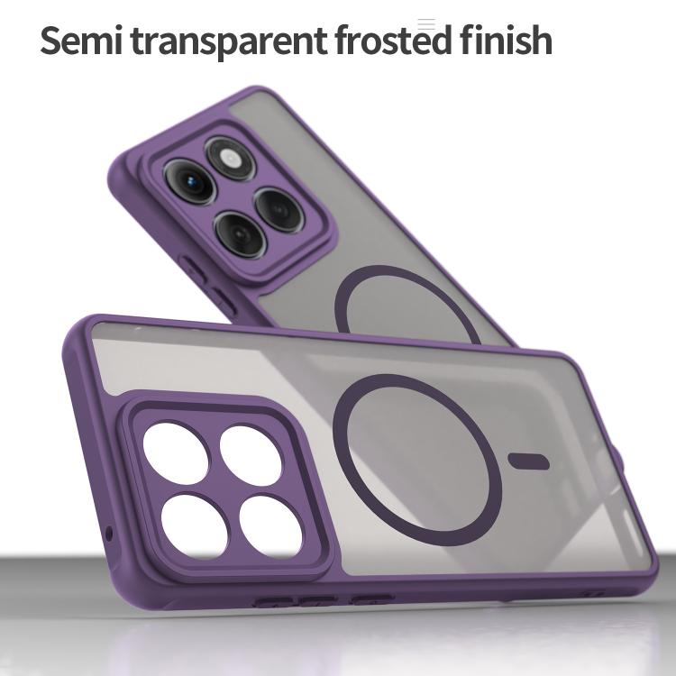 For Motorola Edge 5G 2025 Fan Dun Series TPU Hybrid PC Frosted Magsafe Phone Case