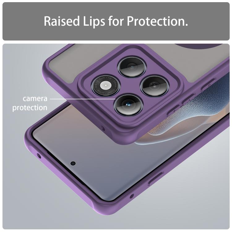 For Motorola Edge 5G 2025 Fan Dun Series TPU Hybrid PC Frosted Magsafe Phone Case
