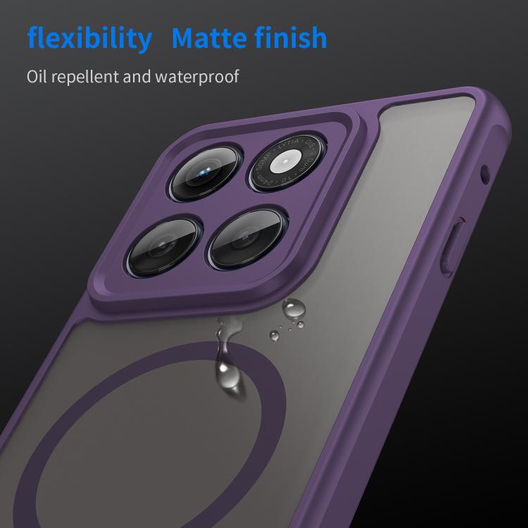 For Motorola Edge 5G 2025 Fan Dun Series TPU Hybrid PC Frosted Magsafe Phone Case