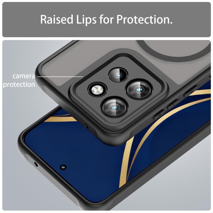 For Motorola Edge 60 Neo Fan Dun Series TPU Hybrid PC Frosted Magsafe Phone Case