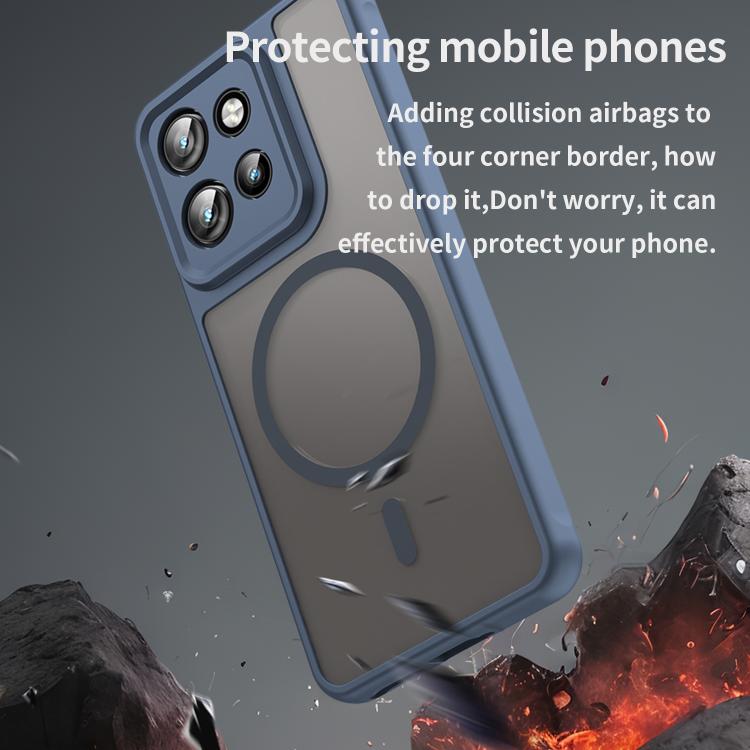 For Motorola Edge 60 Neo Fan Dun Series TPU Hybrid PC Frosted Magsafe Phone Case