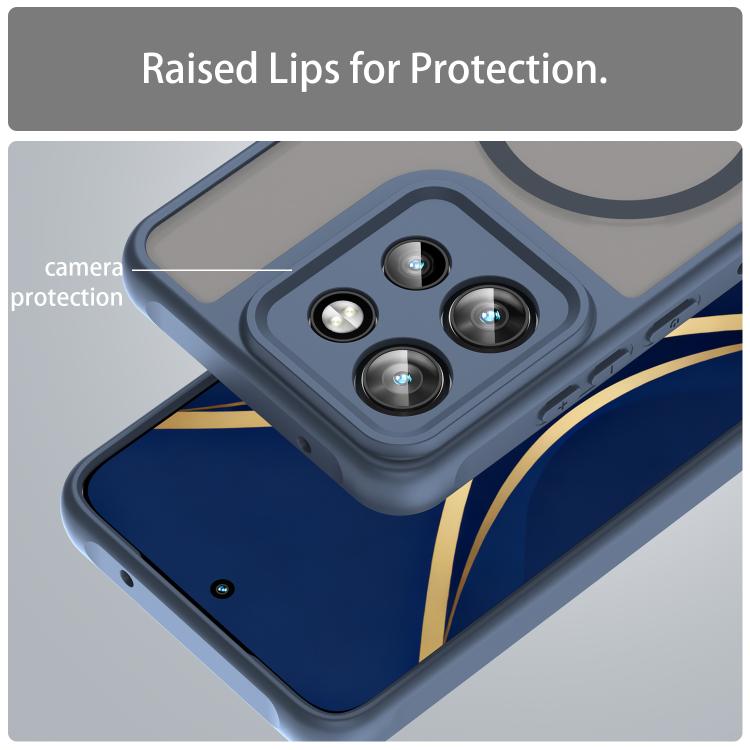 For Motorola Edge 60 Neo Fan Dun Series TPU Hybrid PC Frosted Magsafe Phone Case