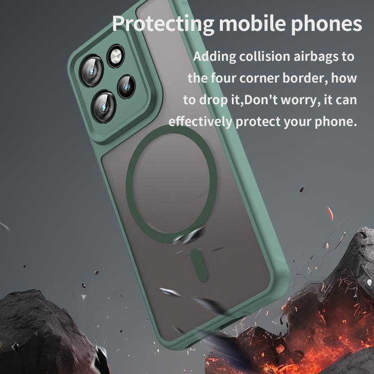 For Motorola Edge 60 Neo Fan Dun Series TPU Hybrid PC Frosted Magsafe Phone Case