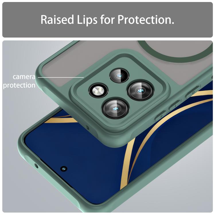 For Motorola Edge 60 Neo Fan Dun Series TPU Hybrid PC Frosted Magsafe Phone Case