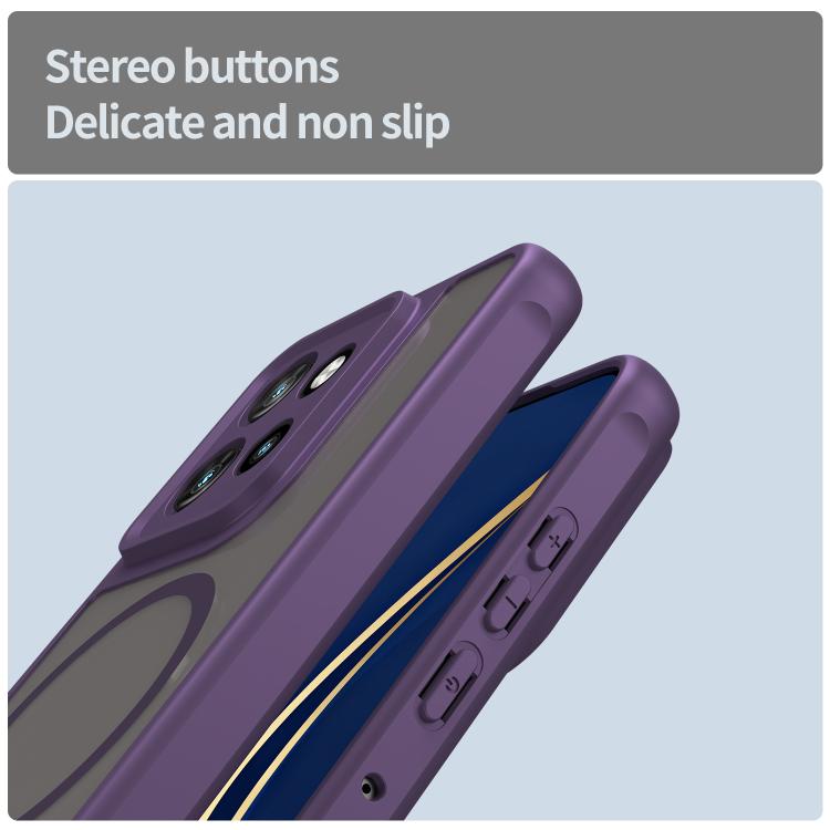 For Motorola Edge 60 Neo Fan Dun Series TPU Hybrid PC Frosted Magsafe Phone Case