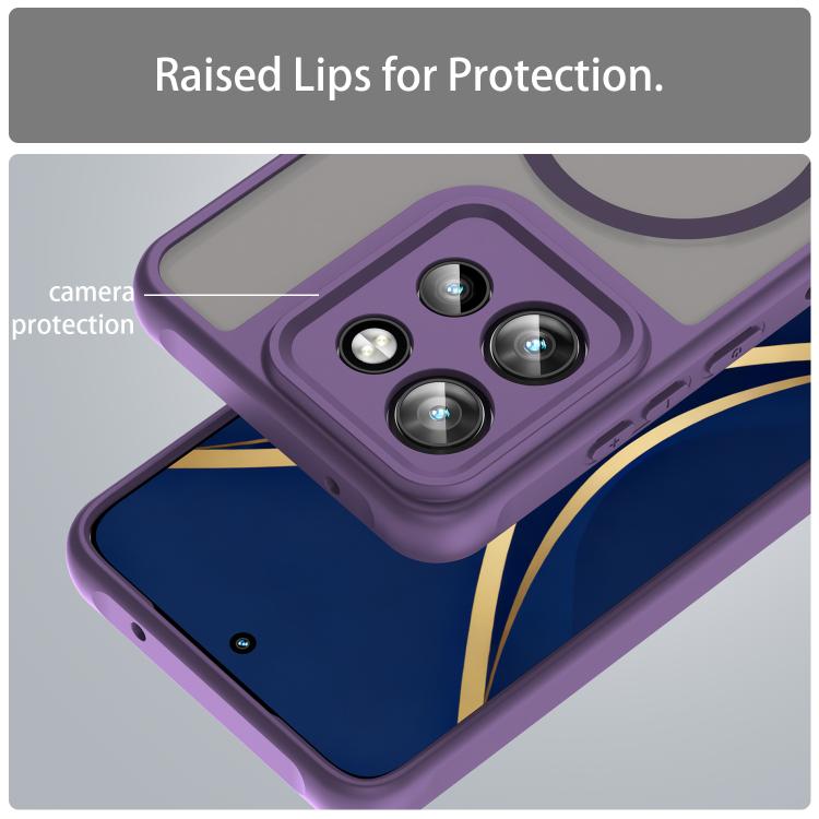 For Motorola Edge 60 Neo Fan Dun Series TPU Hybrid PC Frosted Magsafe Phone Case