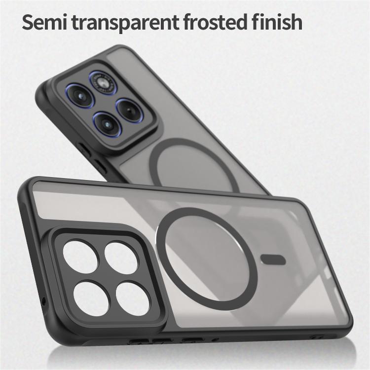 For Motorola Edge 70 5G Fan Dun Series TPU Hybrid PC Frosted Magsafe Phone Case