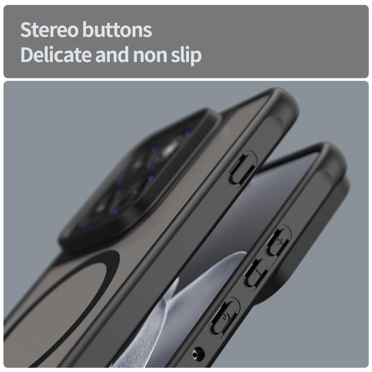 For Motorola Edge 70 5G Fan Dun Series TPU Hybrid PC Frosted Magsafe Phone Case