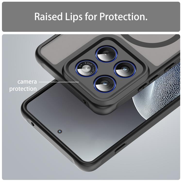 For Motorola Edge 70 5G Fan Dun Series TPU Hybrid PC Frosted Magsafe Phone Case