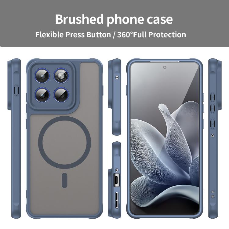 For Motorola Edge 70 5G Fan Dun Series TPU Hybrid PC Frosted Magsafe Phone Case