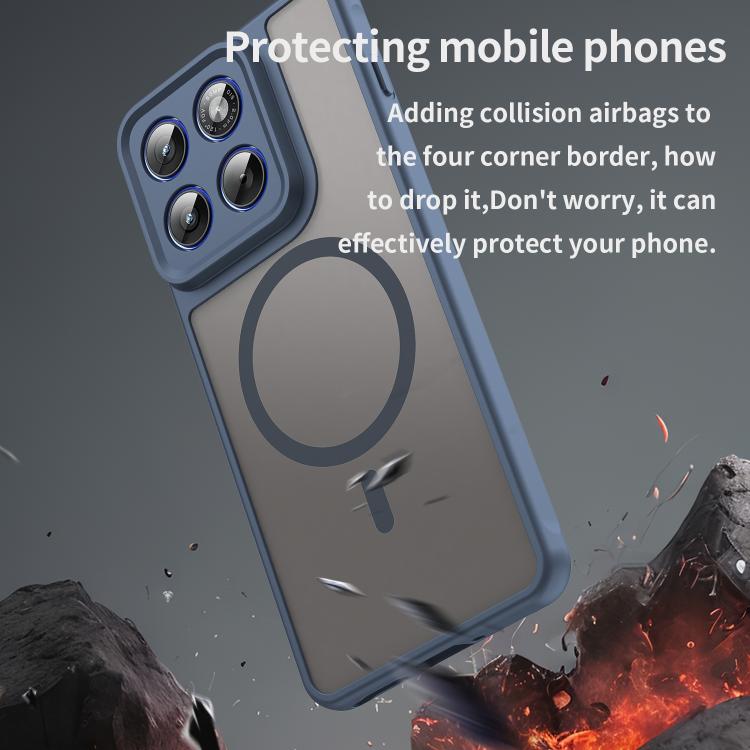 For Motorola Edge 70 5G Fan Dun Series TPU Hybrid PC Frosted Magsafe Phone Case