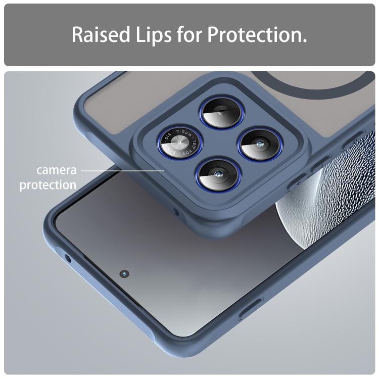 For Motorola Edge 70 5G Fan Dun Series TPU Hybrid PC Frosted Magsafe Phone Case