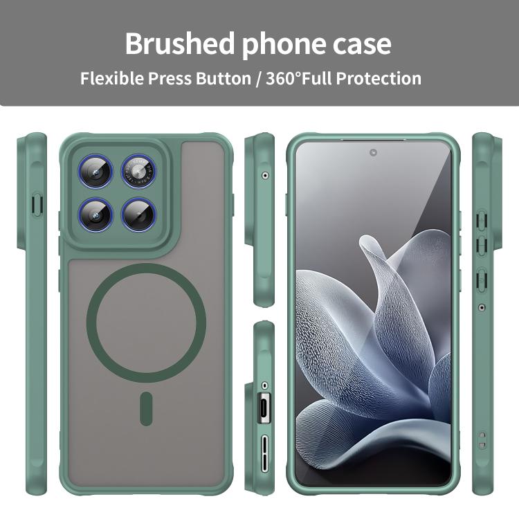 For Motorola Edge 70 5G Fan Dun Series TPU Hybrid PC Frosted Magsafe Phone Case