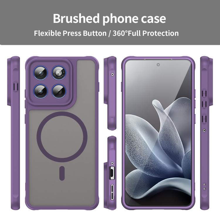 For Motorola Edge 70 5G Fan Dun Series TPU Hybrid PC Frosted Magsafe Phone Case