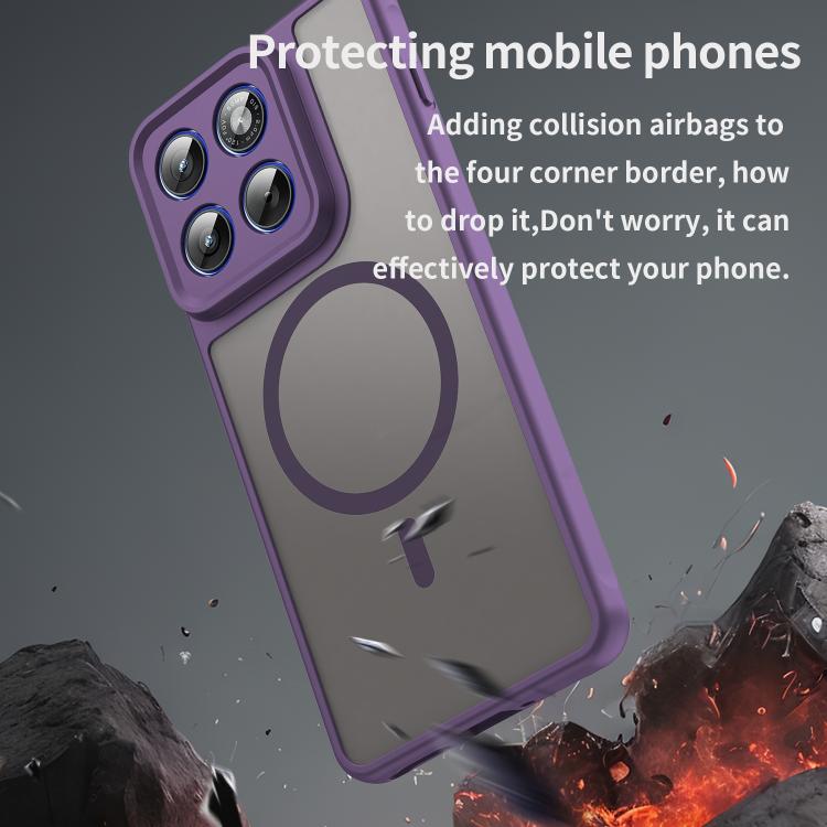 For Motorola Edge 70 5G Fan Dun Series TPU Hybrid PC Frosted Magsafe Phone Case