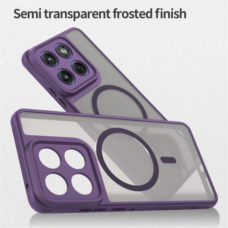 For Motorola Edge 70 5G Fan Dun Series TPU Hybrid PC Frosted Magsafe Phone Case
