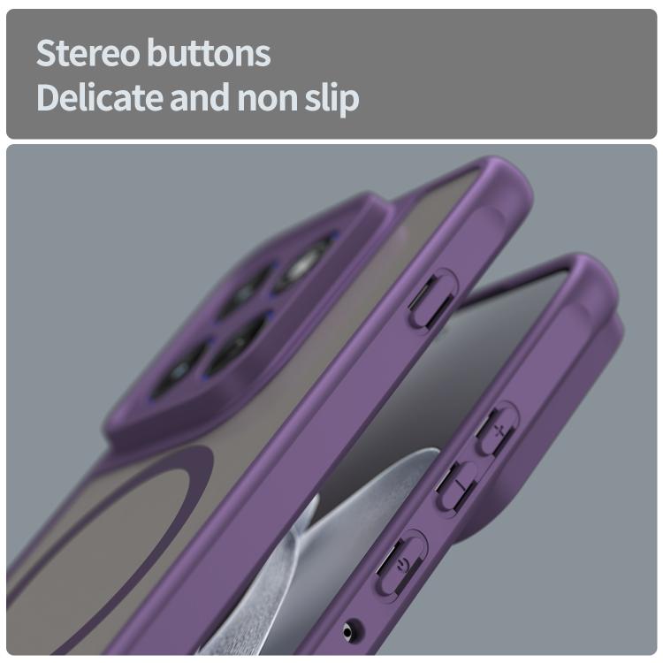 For Motorola Edge 70 5G Fan Dun Series TPU Hybrid PC Frosted Magsafe Phone Case
