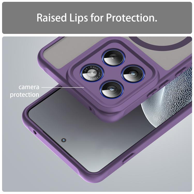 For Motorola Edge 70 5G Fan Dun Series TPU Hybrid PC Frosted Magsafe Phone Case