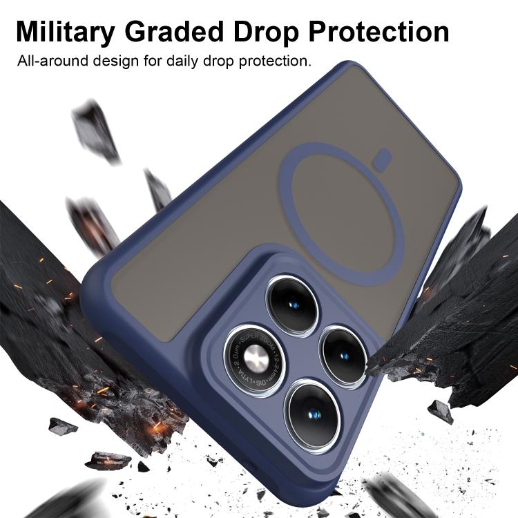 For Motorola Edge 70 Fusion+ 5G Fan Dun Series TPU Hybrid PC Frosted Magsafe Phone Case