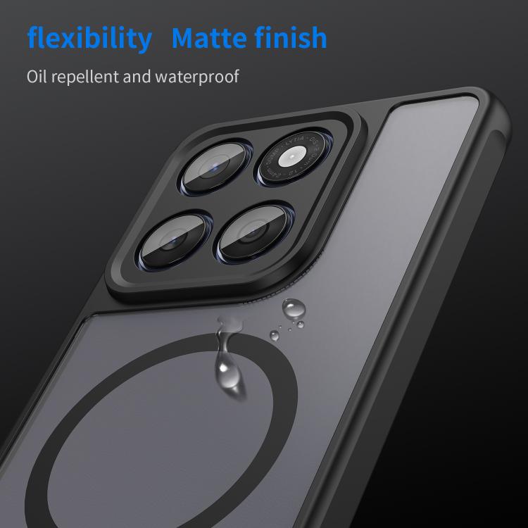 For Motorola Moto X70 Air Pro 5G Fan Dun Series TPU Hybrid PC Frosted Magsafe Phone Case