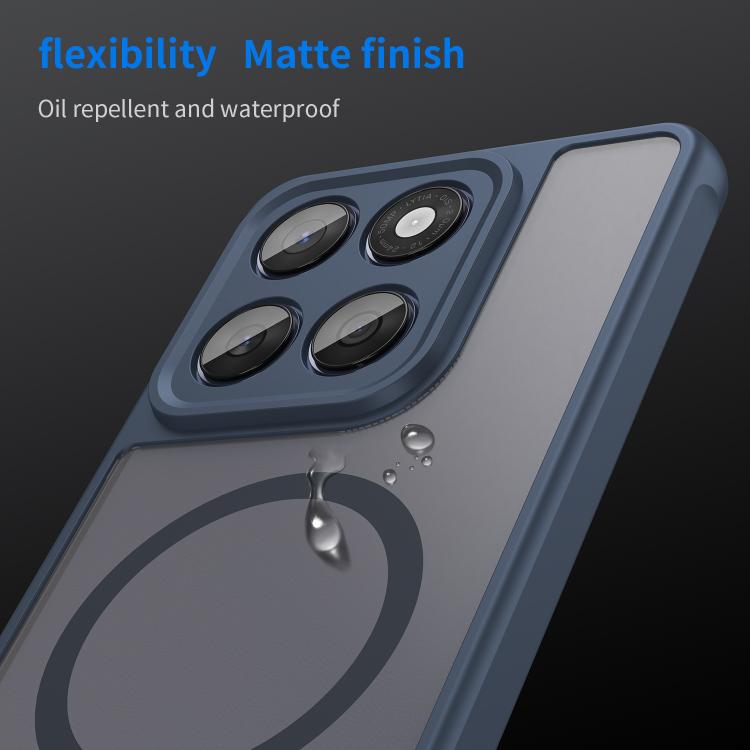 For Motorola Edge 70 Ultra / Signature 5G Fan Dun Series TPU Hybrid PC Frosted Magsafe Phone Case
