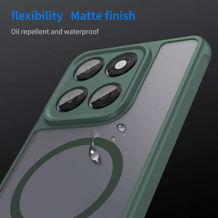 For Motorola Edge 70 Ultra / Signature 5G Fan Dun Series TPU Hybrid PC Frosted Magsafe Phone Case