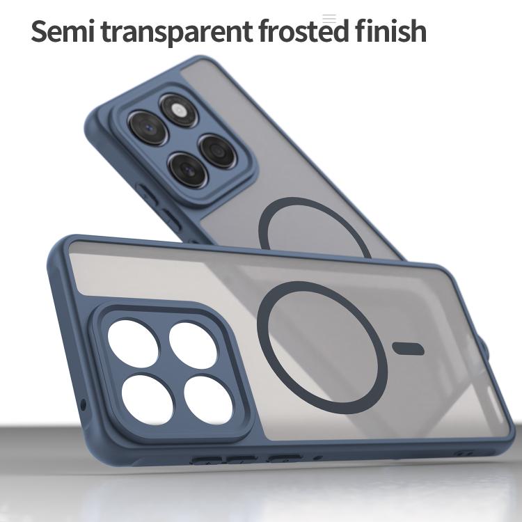 For Motorola Moto G67 Power / G57 Fan Dun Series TPU Hybrid PC Frosted Magsafe Phone Case