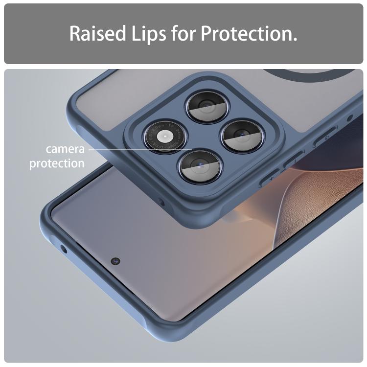 For Motorola Moto G67 Power / G57 Fan Dun Series TPU Hybrid PC Frosted Magsafe Phone Case