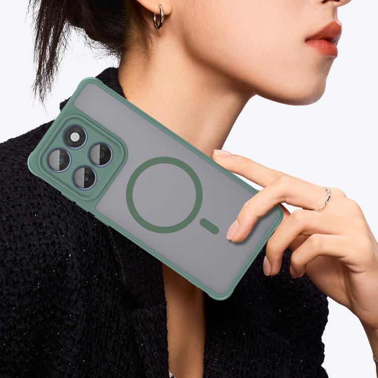 For Motorola Moto G67 5G / G77 5G Fan Dun Series TPU Hybrid PC Frosted Magsafe Phone Case