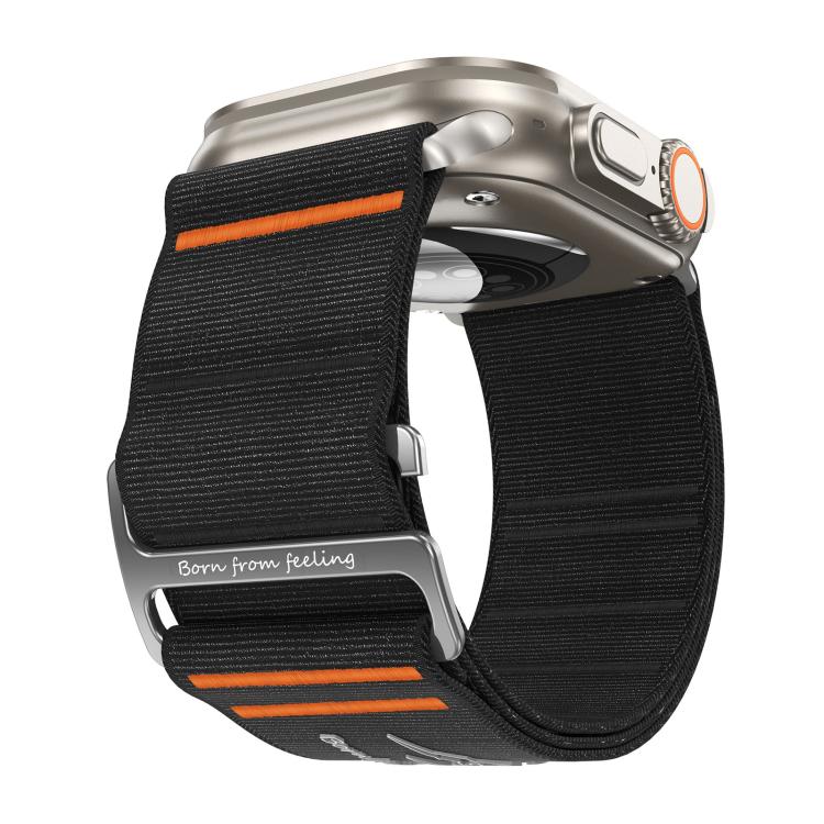 For Apple Watch 46mm / 49mm / 45mm / 44mm Traveler Nylon Watch Band