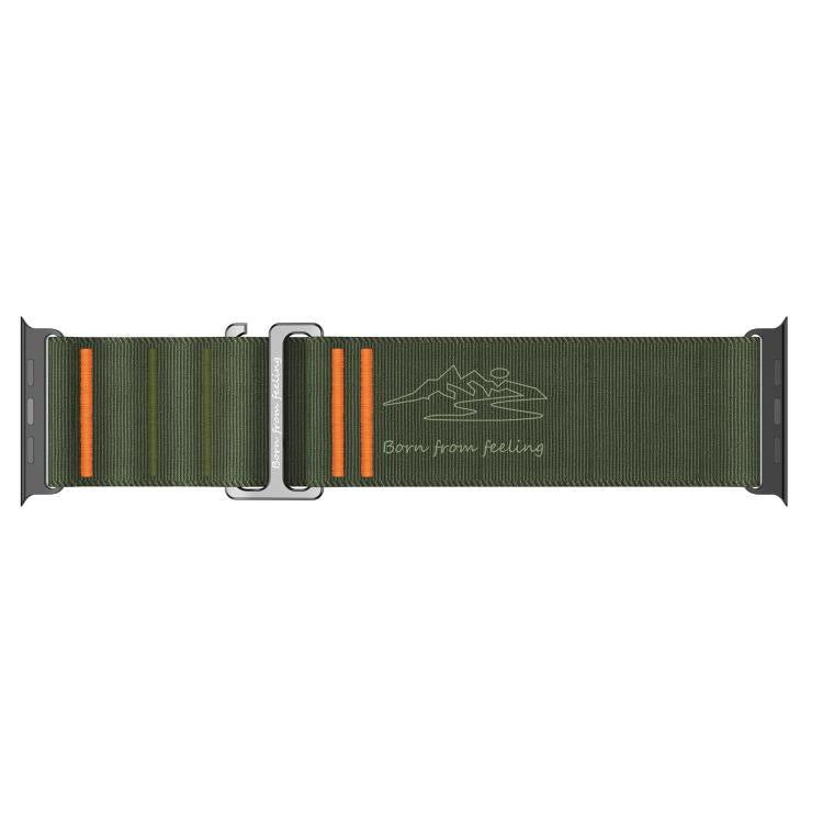 For Apple Watch 46mm / 49mm / 45mm / 44mm Traveler Nylon Watch Band