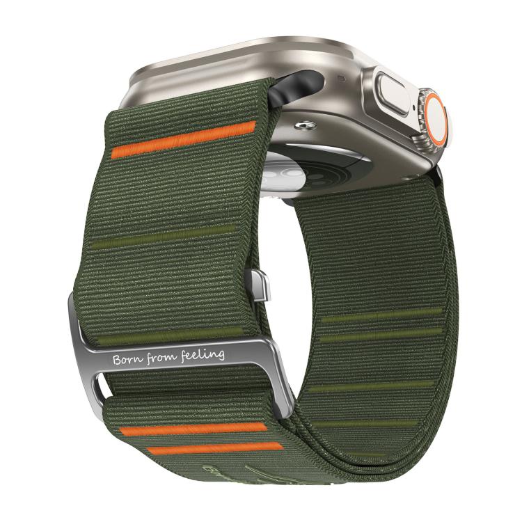 For Apple Watch 46mm / 49mm / 45mm / 44mm Traveler Nylon Watch Band