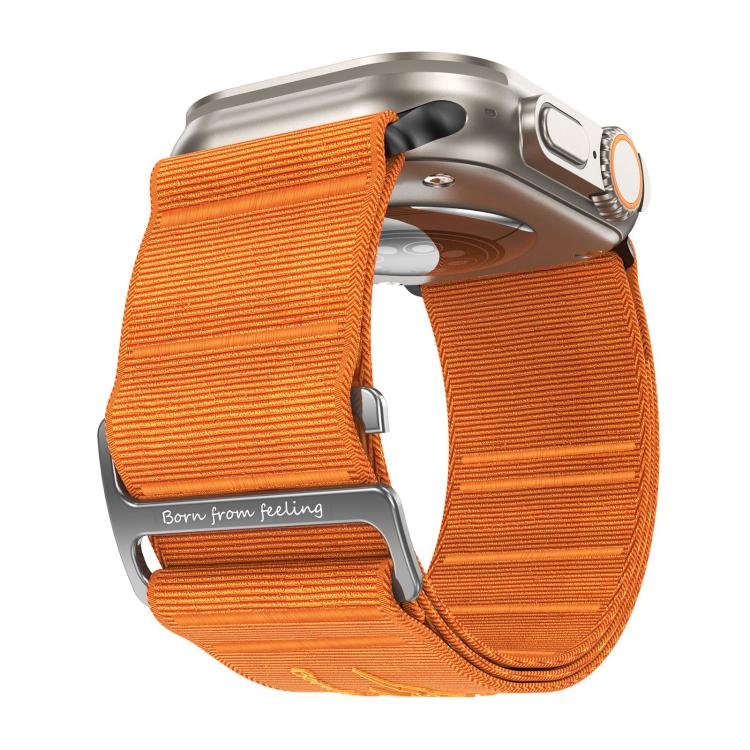 For Apple Watch 46mm / 49mm / 45mm / 44mm Traveler Nylon Watch Band