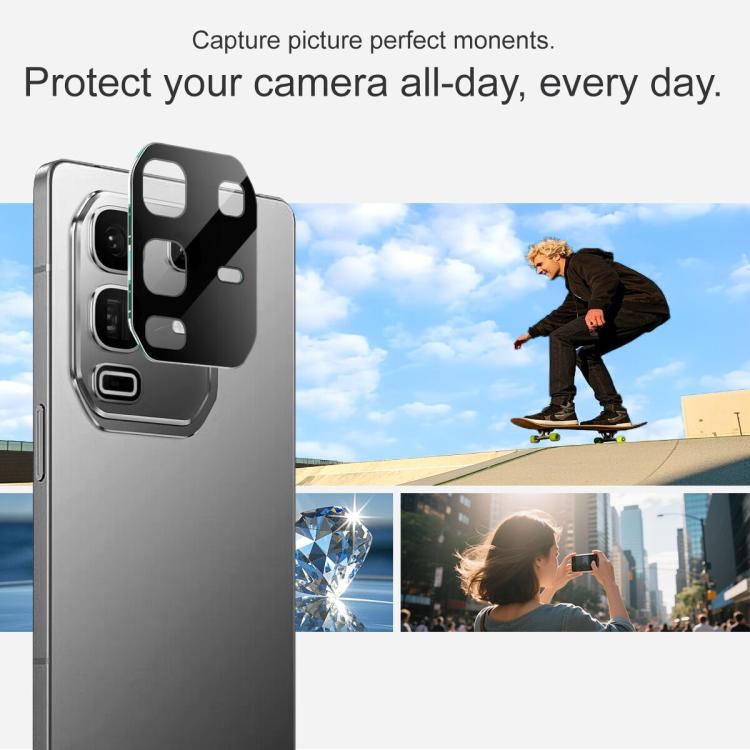 For Infinix Note 50 Pro+ imak High Definition Integrated Glass Lens Film Black Version