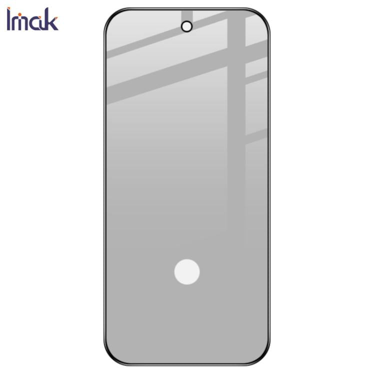 For Google Pixel 9a imak Privacy Tempered Glass Film, Support Fingerprint Unlocking