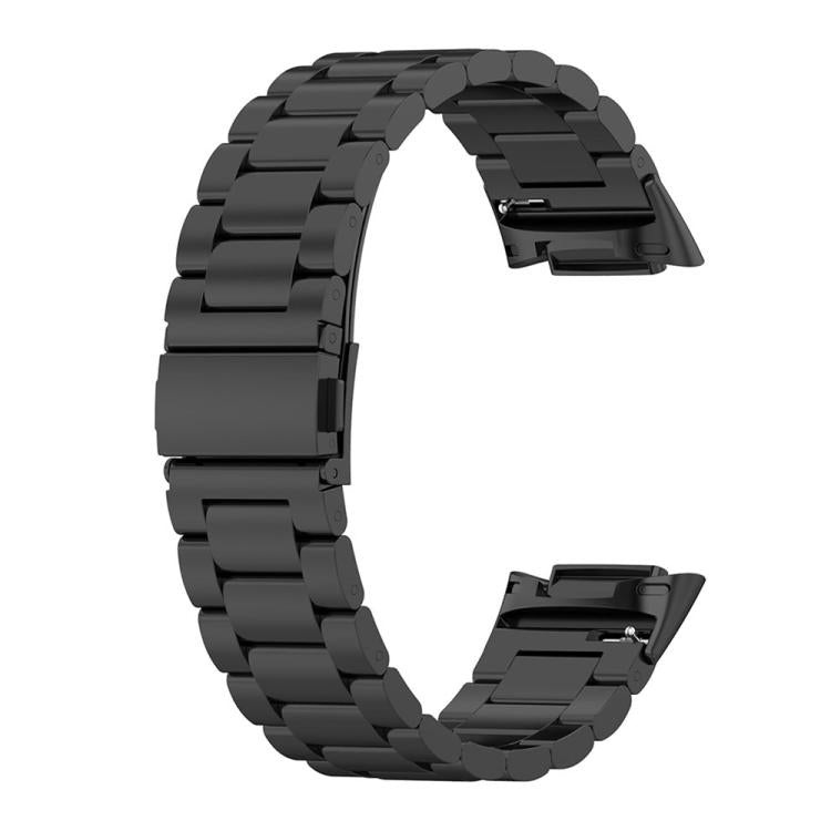 For Fitbit Charge 6 / 5 xDfind Three Beads Quick Release Metal Watch Band