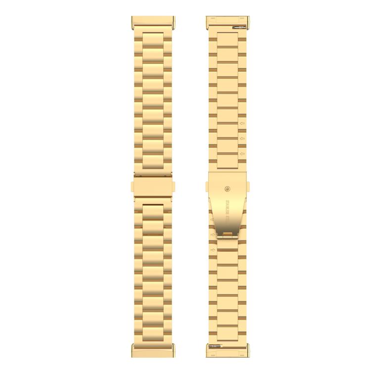 For Fitbit Versa 4 / 3 / Sense2 / 1 xDfind Three Beads Quick Release Metal Watch Band