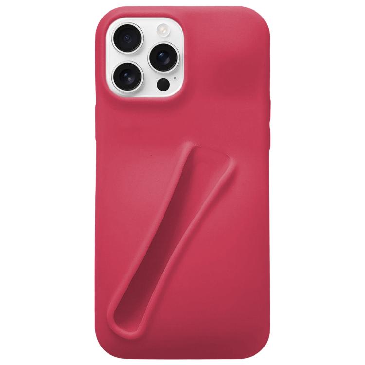 For iPhone 16 Pro Max Lipstick Silicone 3D Phone Case
