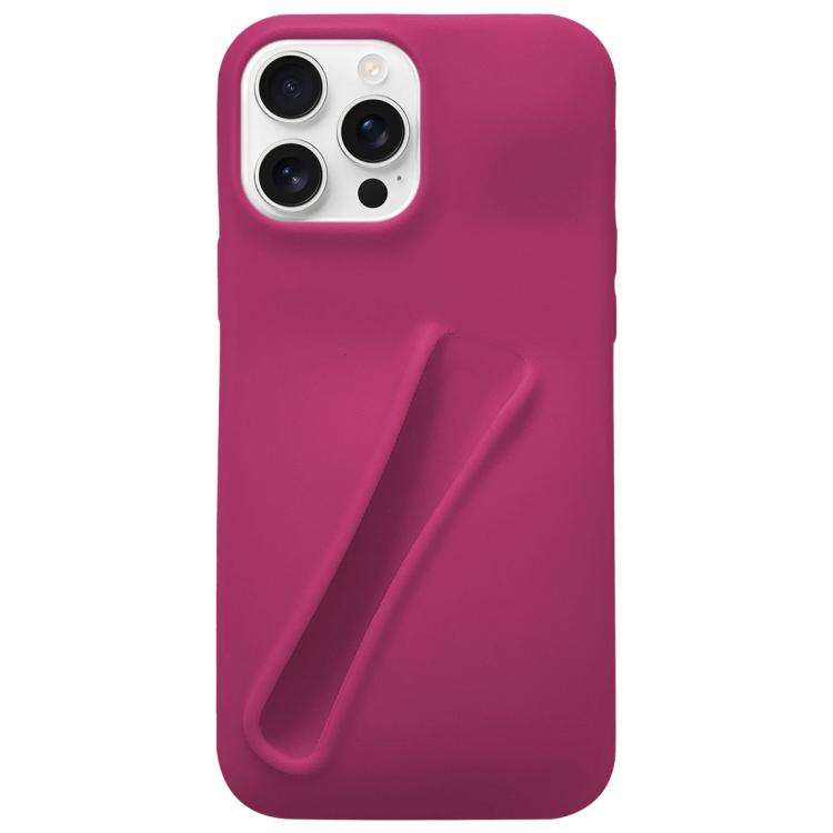 For iPhone 16 Pro Max Lipstick Silicone 3D Phone Case